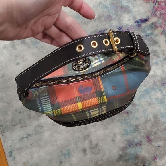 Like New Y2K Dooney & Bourke Colorful Mini Barrell Bag - Picture 5 of 16